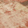 Vintage Malatya Turkish Runner Rug 2x5 ft — Brown & Red Distressed