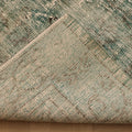 Vintage Manisa Turkish Area Rug 6x10 ft — Green & Gray Overdyed