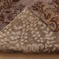 Vintage Isparta Turkish Area Rug 6x9 ft — Gray & Brown Floral