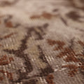 Vintage Isparta Turkish Area Rug 6x9 ft — Gray & Brown Floral
