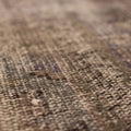 Vintage Isparta Turkish Area Rug 6x10 ft — Brown & Gray Distressed