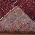 Vintage Isparta Turkish Area Rug 6x9 ft — Red & Gray Overdyed