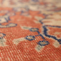 Vintage Isparta Turkish Area Rug 6x10 ft — Red & Beige Floral