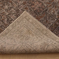 Vintage Isparta Turkish Area Rug 6x10 ft — Gray & Brown Floral