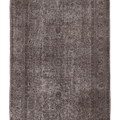 Vintage Isparta Turkish Area Rug 6x10 ft — Gray & Brown Floral