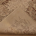 Vintage Isparta Turkish Area Rug 6x9 ft — Beige & Brown Floral