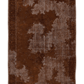 Vintage Manisa Turkish Area Rug 5x9 ft — Brown & Beige Floral