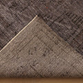Vintage Isparta Turkish Area Rug 6x8 ft — Gray & Brown Overdyed