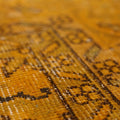 Vintage Isparta Turkish Area Rug 6x10 ft — Orange & Brown Overdyed