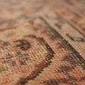 Vintage Isparta Turkish Area Rug 6x10 ft — Orange & Beige Floral
