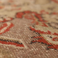 Vintage Isparta Turkish Area Rug 6x8 ft — Brown & Beige Floral