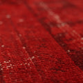 Vintage Manisa Turkish Area Rug 6x9 ft — Red Overdyed