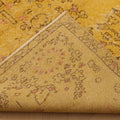 Vintage Isparta Turkish Area Rug 6x10 ft — Yellow & Orange Floral