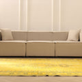 Vintage Manisa Turkish Area Rug 6x9 ft — Yellow & Brown Overdyed