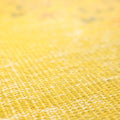 Vintage Manisa Turkish Area Rug 6x9 ft — Yellow & Brown Overdyed