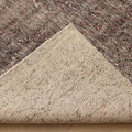 Vintage Isparta Turkish Area Rug 6x9 ft — Gray & Brown Overdyed