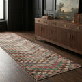 Turkish Runner Rug in a styled room