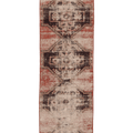 Vintage Malatya Turkish Runner Rug 2x9 ft — Red & Brown Distressed