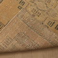 Vintage Manisa Turkish Runner Rug 2x9 ft — Beige & Brown Geometric