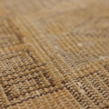 Vintage Manisa Turkish Runner Rug 2x9 ft — Beige & Brown Geometric