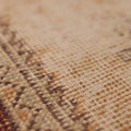 Vintage Niğde Turkish Runner Rug 2x8 ft — Beige & Orange Distressed