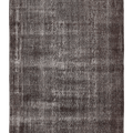 Vintage Isparta Turkish Area Rug 5x8 ft — Gray & Brown Overdyed (No. 35028)