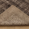 Vintage Isparta Turkish Area Rug 5x8 ft — Gray & Brown Overdyed (No. 35028)