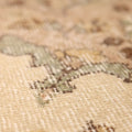 Vintage Isparta Turkish Area Rug 6x10 ft — Beige & Brown Floral