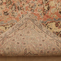 Vintage Isparta Turkish Area Rug 6x9 ft — Beige & Red Floral