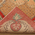 Vintage Isparta Turkish Area Rug 5x9 ft — Orange & Red Floral