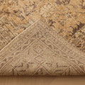 Vintage Isparta Turkish Area Rug 6x10 ft — Brown & Beige Floral