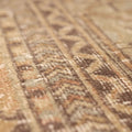 Vintage Isparta Turkish Area Rug 6x10 ft — Brown & Beige Floral