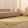 Vintage Isparta Turkish Area Rug 6x9 ft — Beige & Brown Floral
