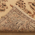 Vintage Isparta Turkish Area Rug 6x8 ft — Beige & Brown Floral