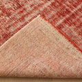 Vintage Isparta Turkish Area Rug 6x9 ft — Red Overdyed