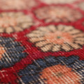 Vintage Isparta Turkish Area Rug 5x9 ft — Red & Beige Floral