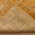 Vintage Isparta Turkish Area Rug 7x9 ft — Orange & Beige Overdyed