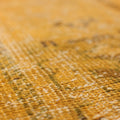Vintage Isparta Turkish Area Rug 7x9 ft — Orange & Beige Overdyed