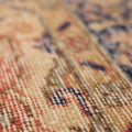 Vintage Isparta Turkish Area Rug 7x10 ft — Red & Blue Distressed