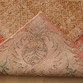Vintage Isparta Turkish Area Rug 7x10 ft — Beige & Red Floral