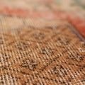 Vintage Isparta Turkish Area Rug 7x10 ft — Beige & Red Floral