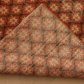 Vintage Isparta Turkish Area Rug 5x8 ft — Red & Brown Floral