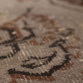 Vintage Isparta Turkish Area Rug 6x10 ft — Gray & Brown Floral