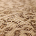 Vintage Isparta Turkish Area Rug 6x9 ft — Beige & Brown Floral
