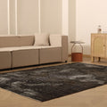 Vintage Isparta Turkish Area Rug 6x10 ft — Gray & Brown Overdyed