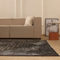 Vintage Isparta Turkish Area Rug 6x10 ft — Gray & Brown Overdyed