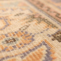 Vintage Isparta Turkish Area Rug 6x9 ft — Orange & Blue Floral