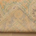 Vintage Manisa Turkish Area Rug 6x10 ft — Orange & Green Floral