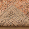 Vintage Isparta Turkish Area Rug 6x9 ft — Beige & Brown Floral