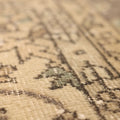 Vintage Isparta Turkish Area Rug 6x10 ft — Beige & Brown Floral